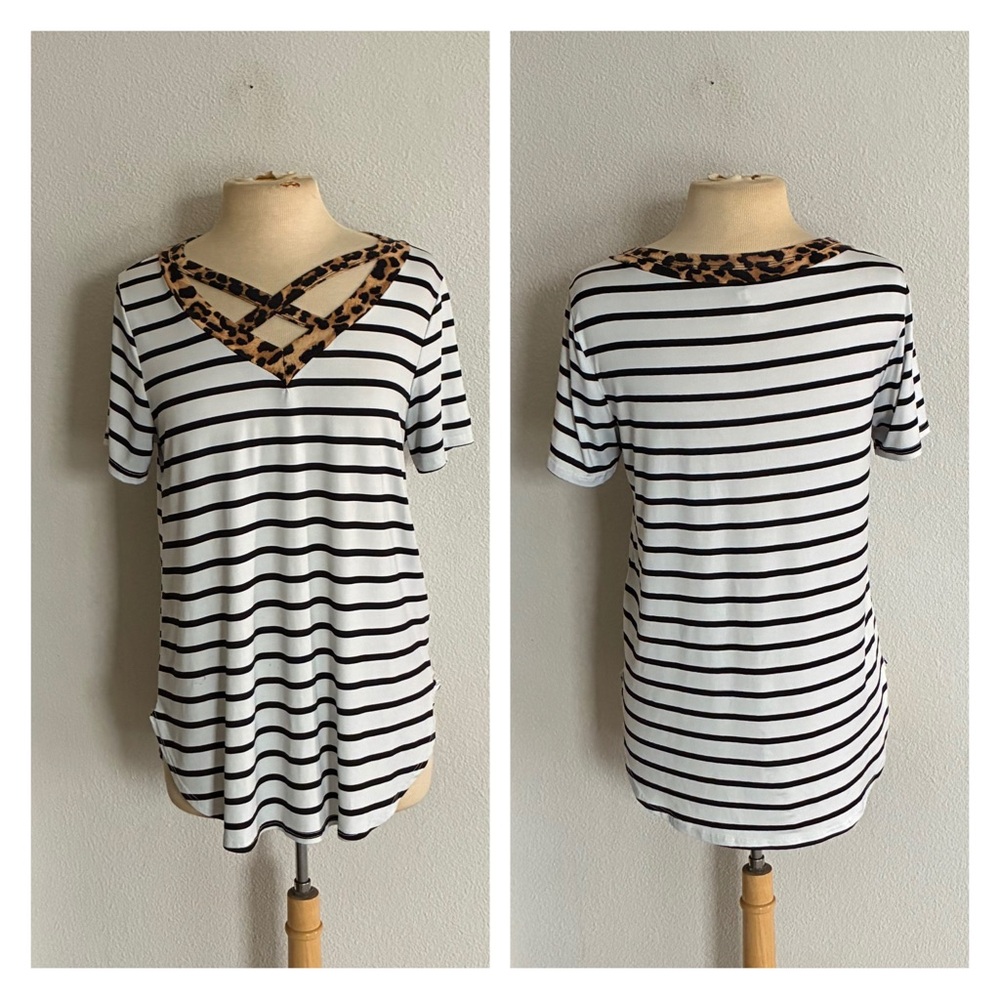 Beeson River striped tee